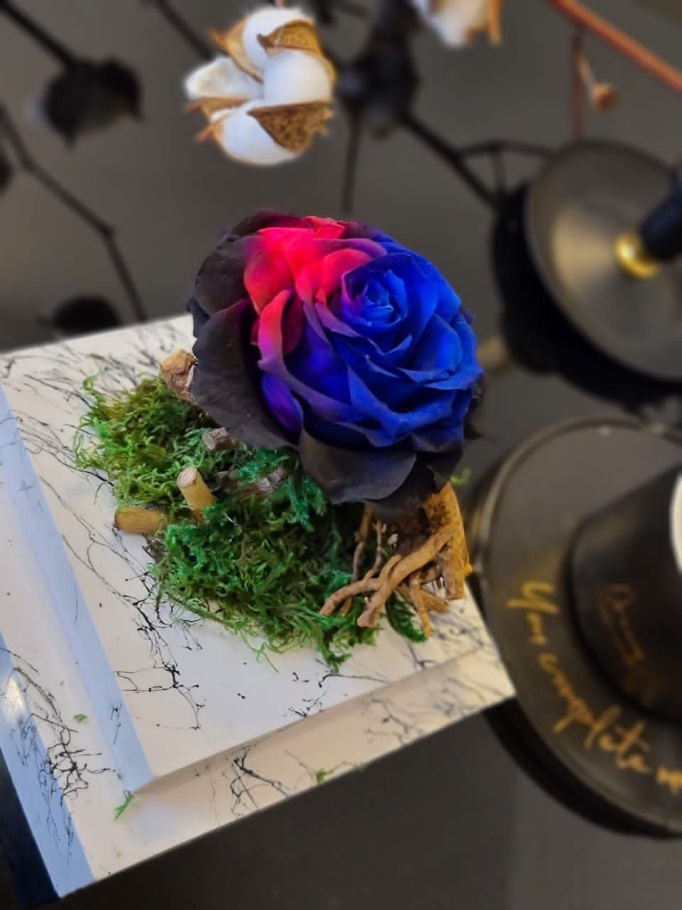 رز جاودان طبیعی گل ماندگار و هدیه لوکس