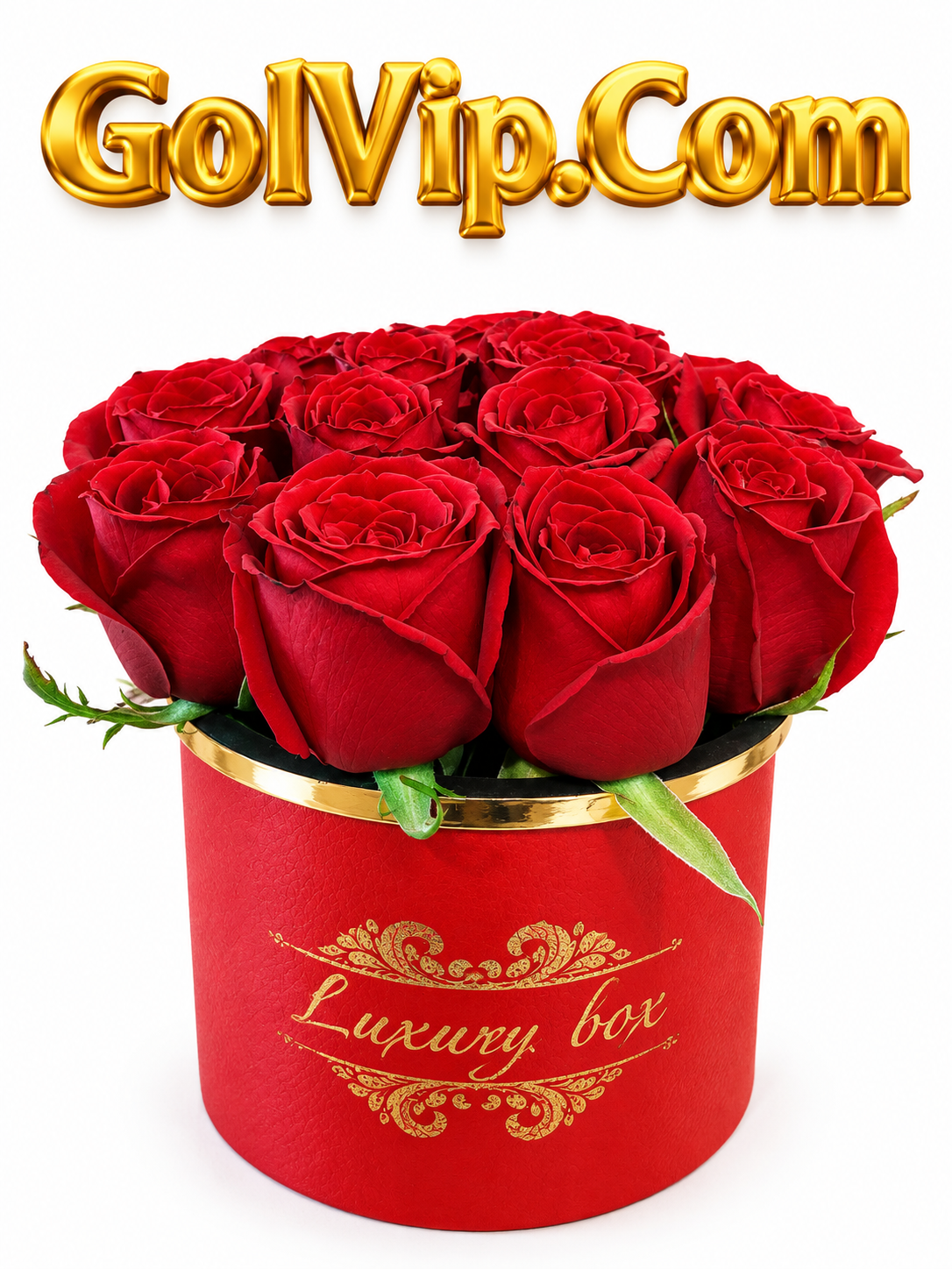 باکس گل رز قرمز